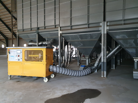 Andersfälts Gård i Halland kyler inomhusfickor 