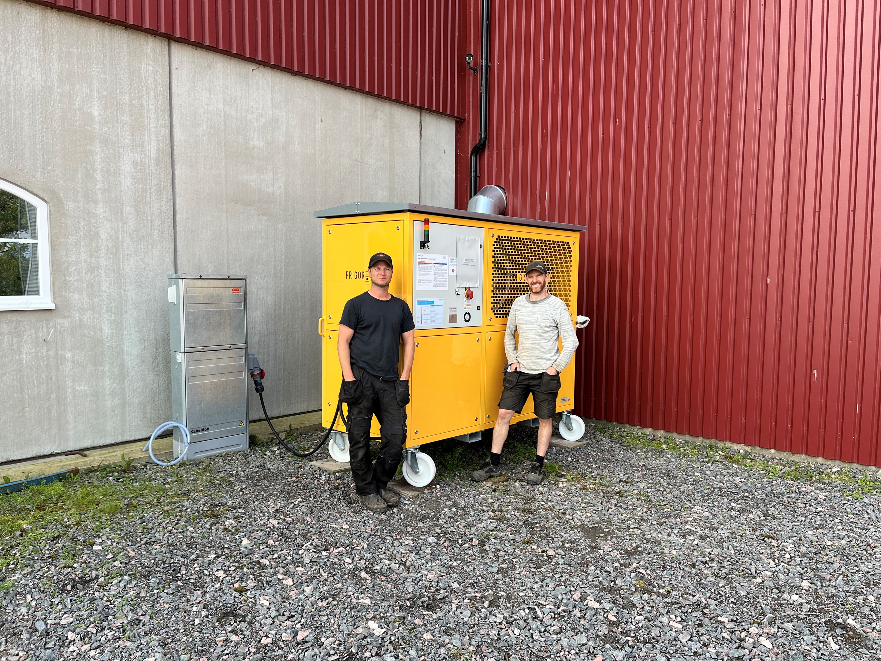 Kylningen koncentreras till silorna