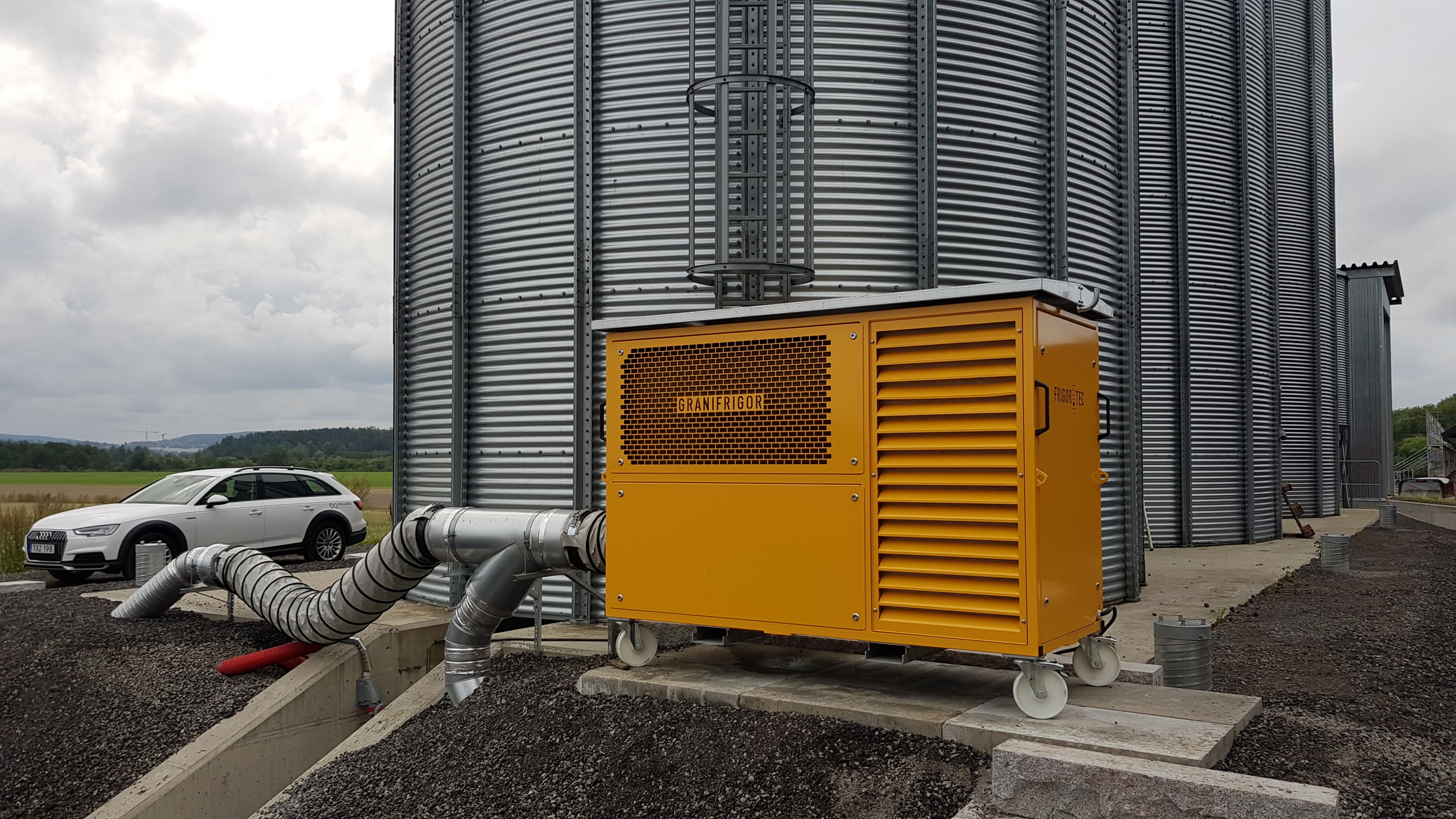 Enklare spannmålshantering på Jølsen Gård