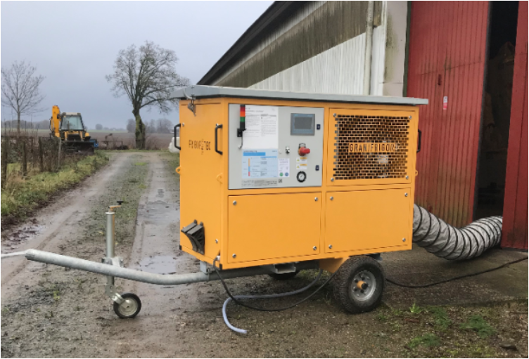 Kylning av spannmål helt rätt för oss